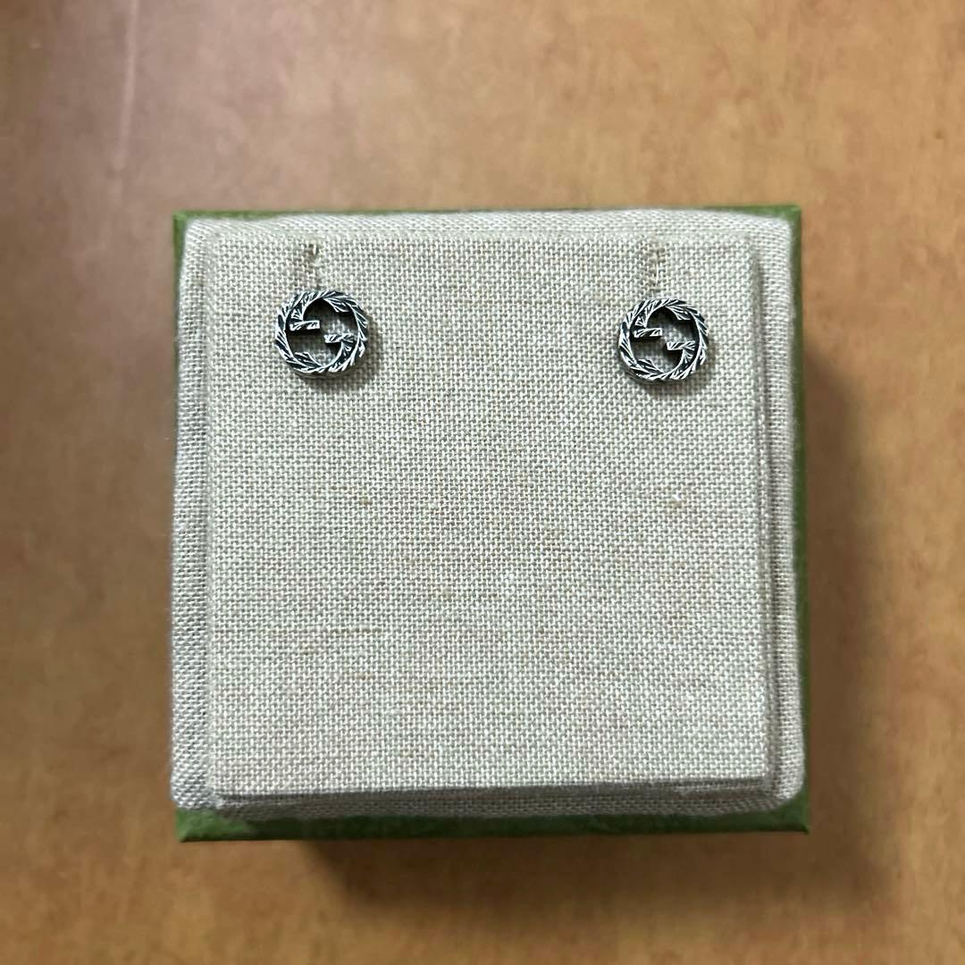 GUCCI/ピアス/インターロッキング/457109 J8400 0811