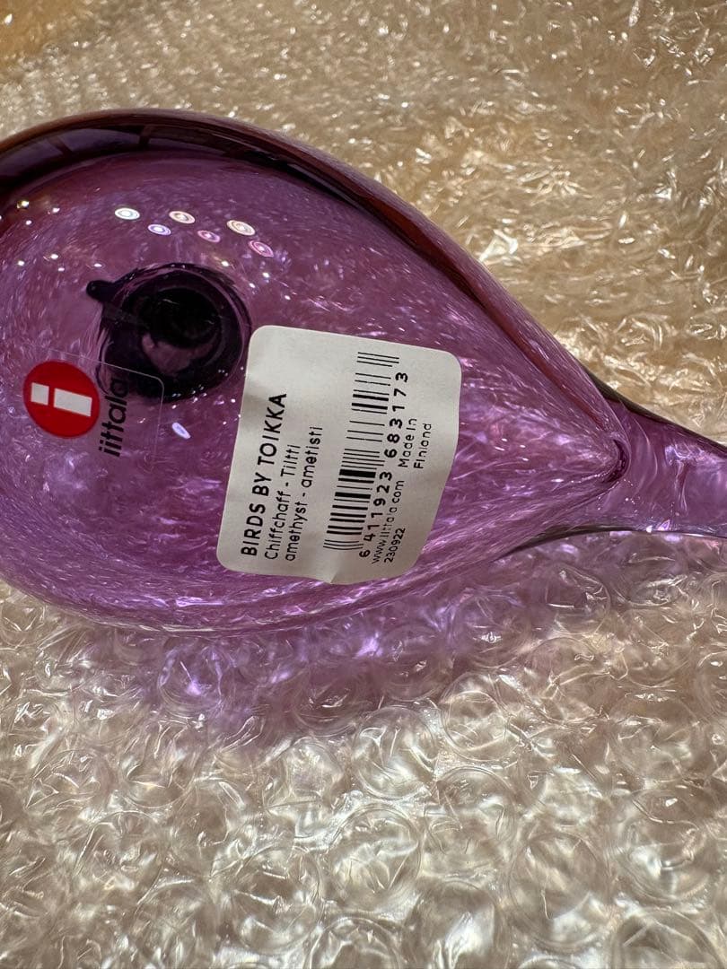 イッタラ　Birds by Toikka（バード バイ トイッカ）　アメジスト