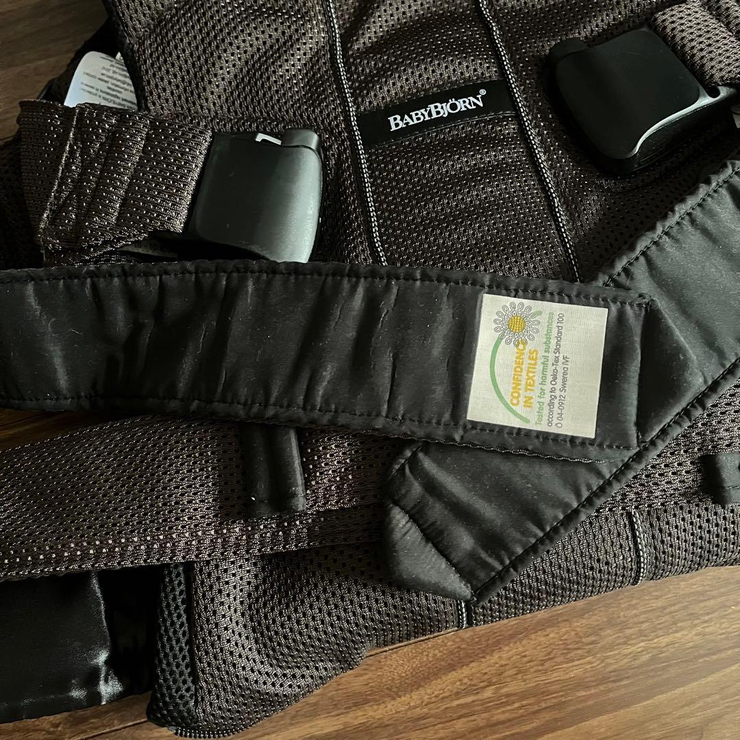 美品　BABYBJÖRN 抱っこ紐 ブラウン　ONE MESH