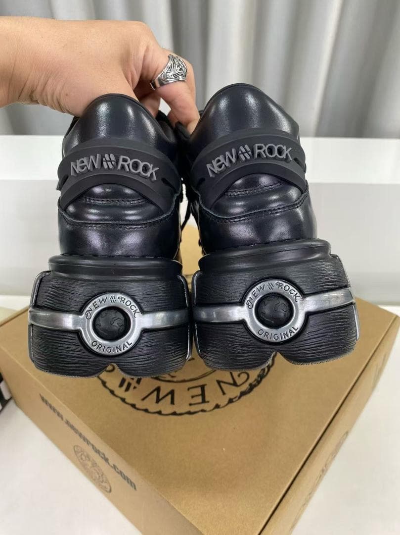 New Rock メカニカル ハードコア バトルブーツ