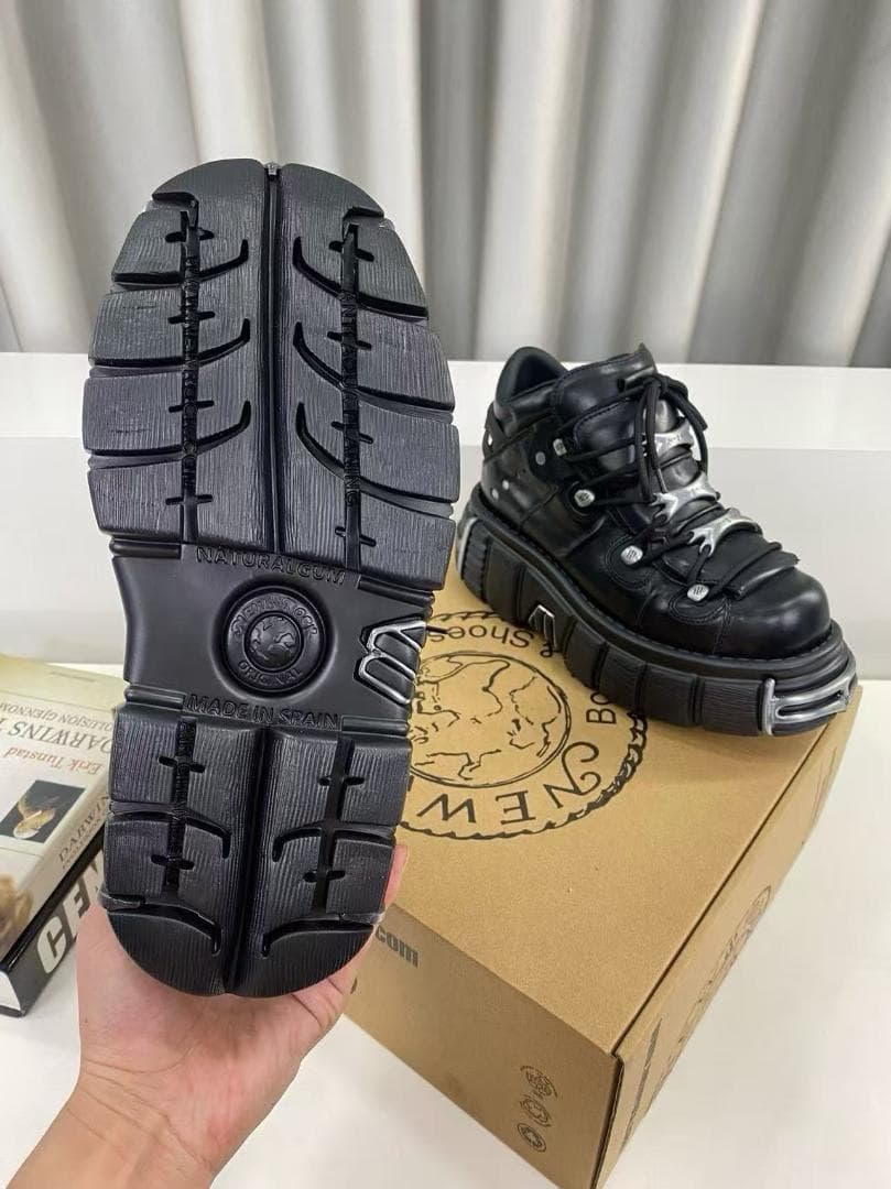 New Rock メカニカル ハードコア バトルブーツ