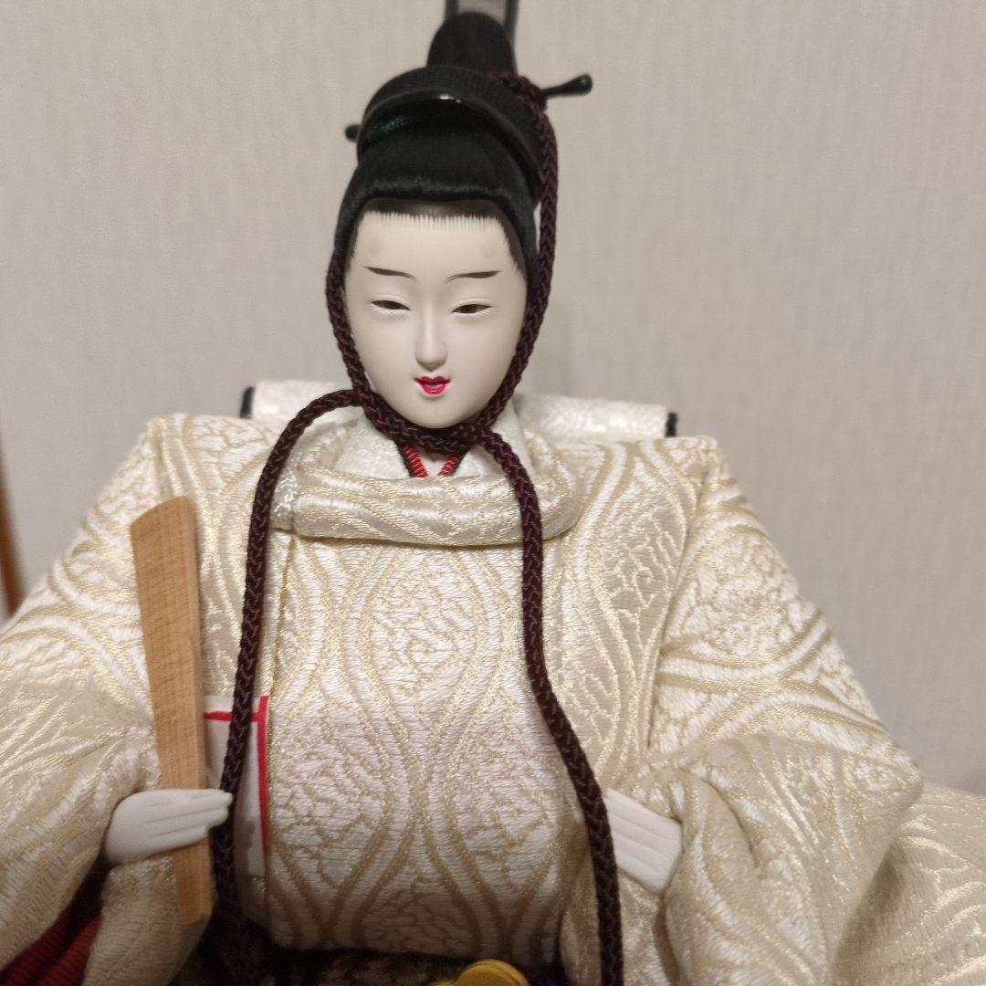 （送料込）山崎巧絢作　ひな人形セット 桐箱入り