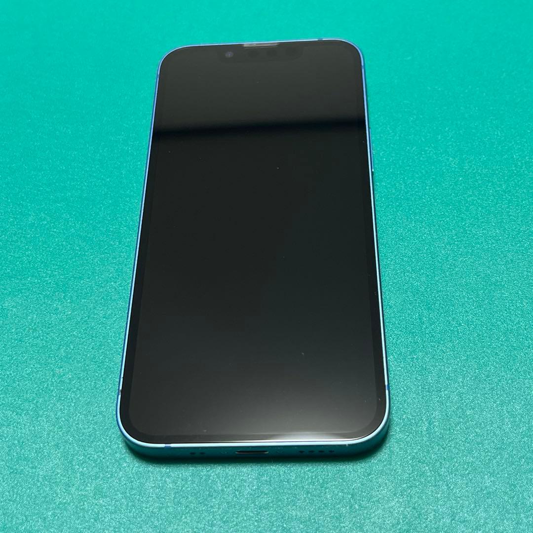 【美品】iPhone 13 mini ブルー 256GB バテリ100% 20