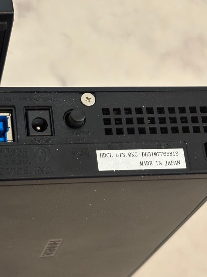 外付けハードディスク I-O DATA HDCL-UT3.0KC KF まとめ