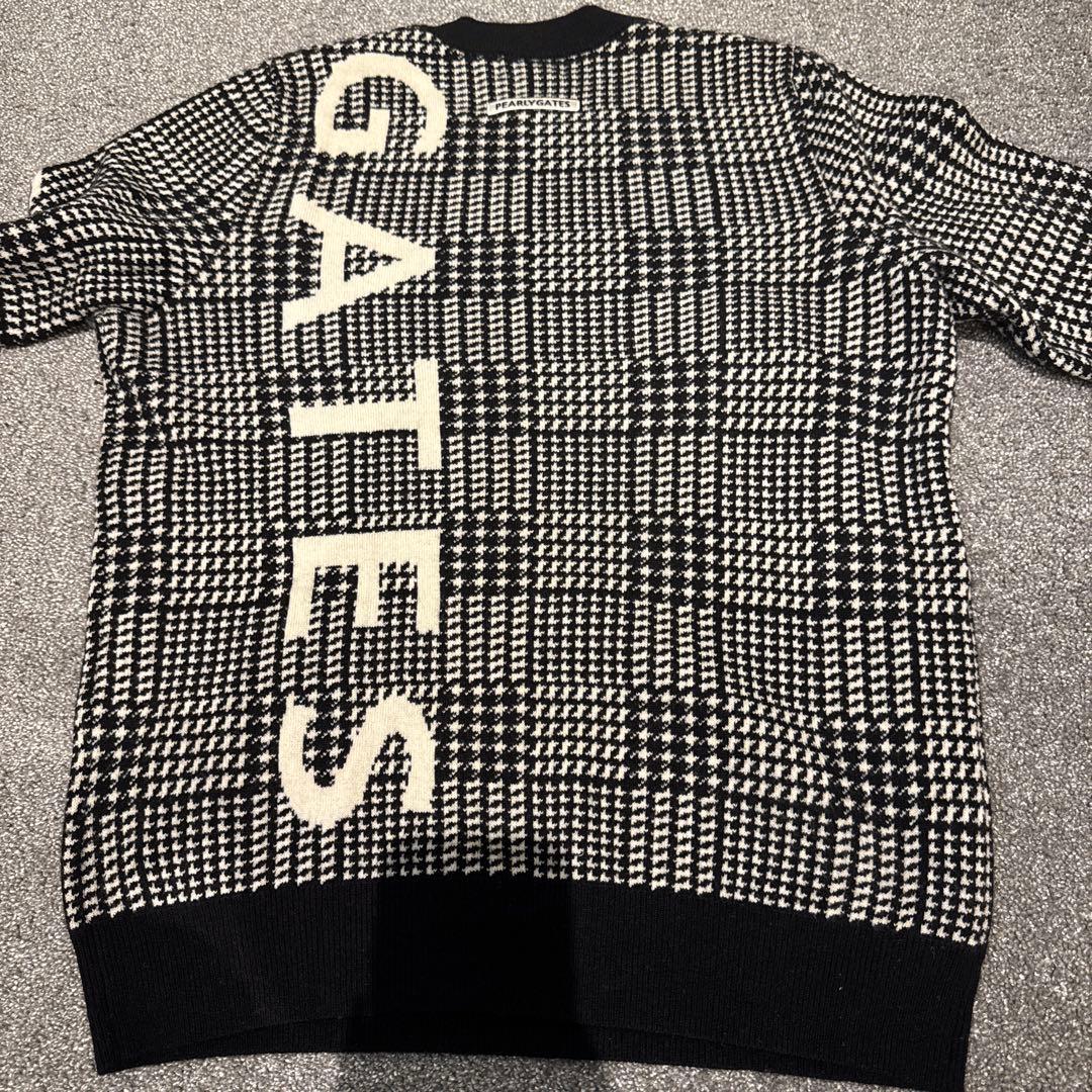 PEARLY GATES チェック柄ニットセーター サイズ4