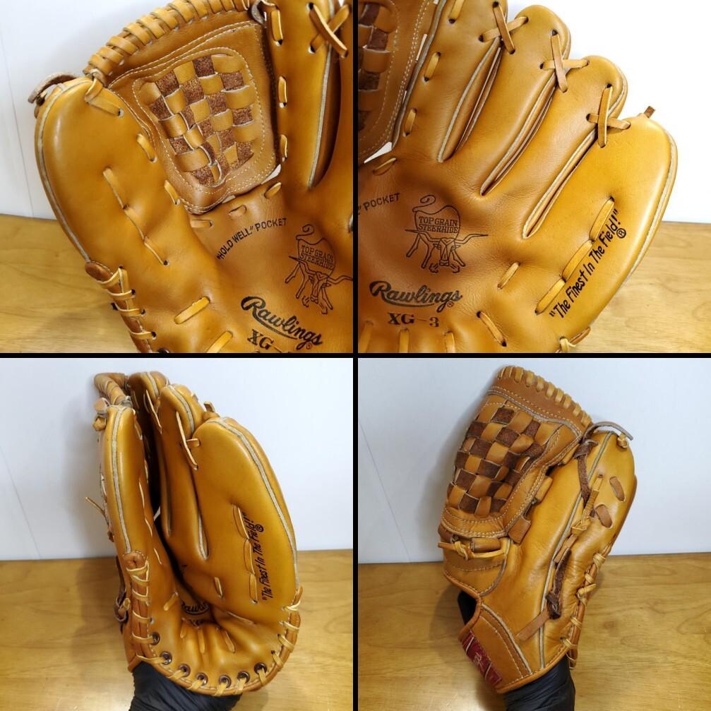 ローリングス 長嶋モデル XG-3 レプリカ版 ビンテージ 内野用 軟式グローブ