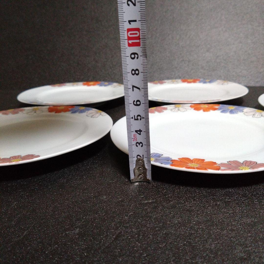 新品 波佐見焼 土蔵 コスモス 銘々皿5枚　お祝い