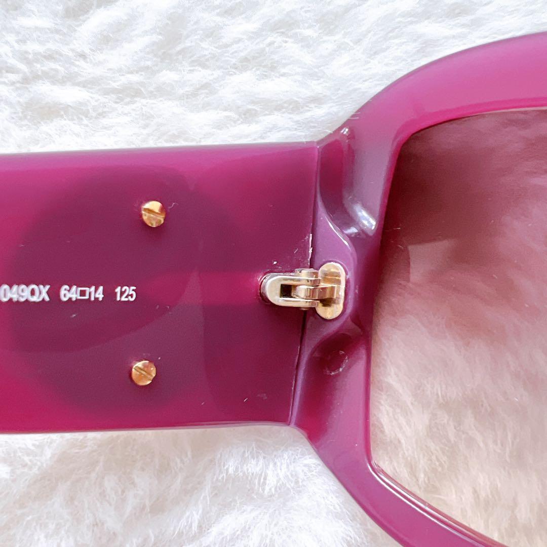 美品BALENCIAGA バレンシアガパープルグラデーションサングラスケース付き