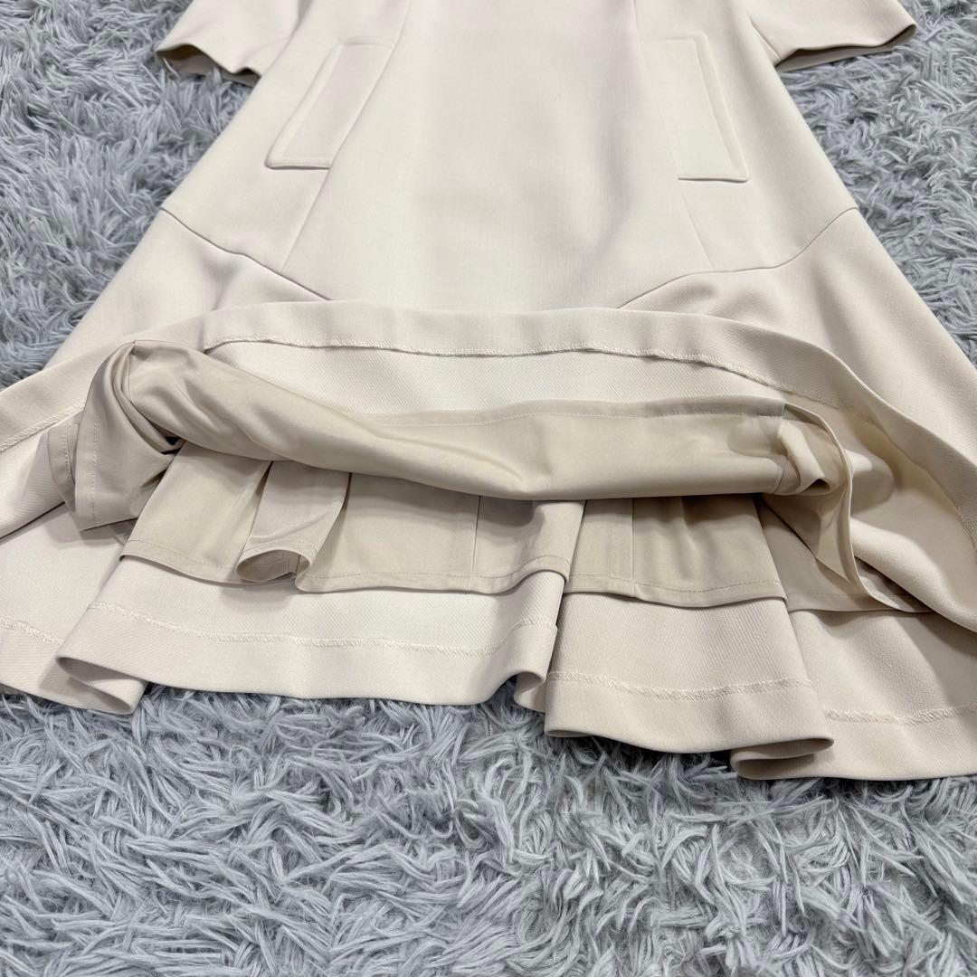 極美品✨フォクシー ハーフスリーブドレス 七分袖 Aラインワンピース フォーマル