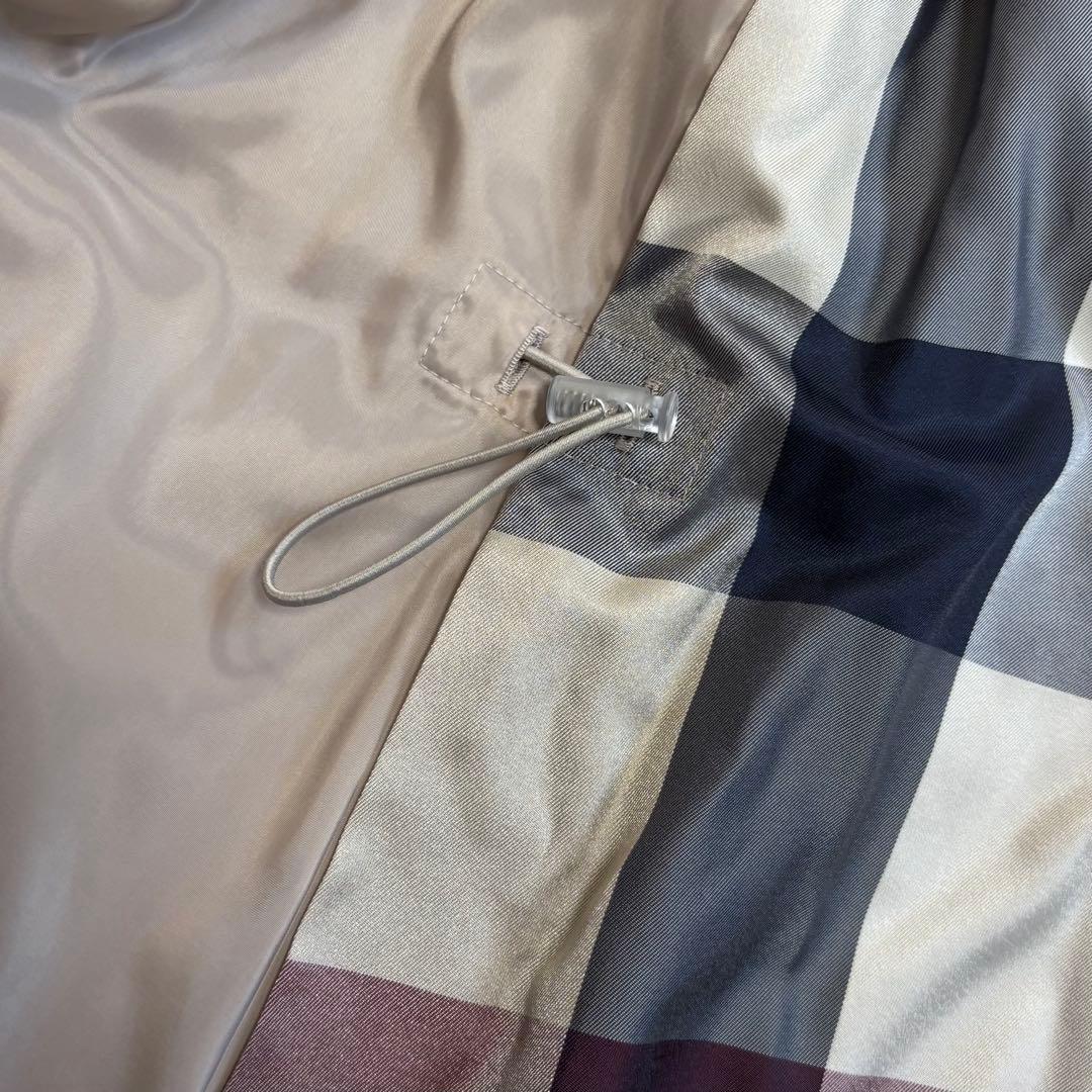 ブルーレーベルクレストブリッジ モッズコート ノバチェック ライトベージュ M