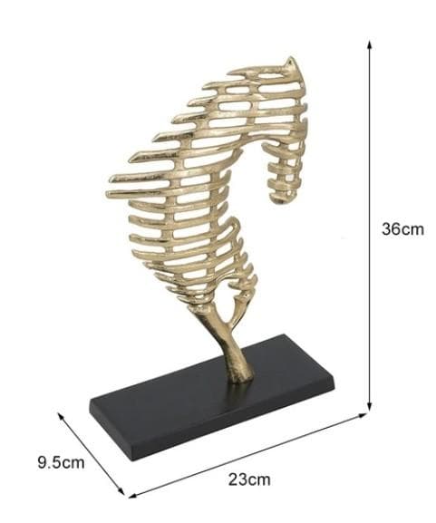 置物 馬 シルエット モダン アルミニウム アンティーク 85619HS