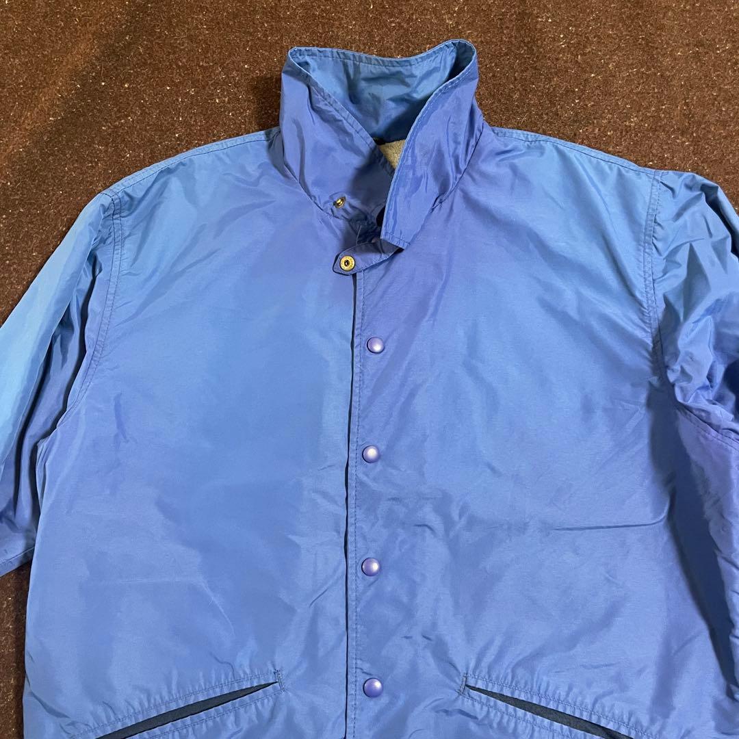 80年代 LL Bean チンスト付き コーチジャケット ブルー アメリカ製