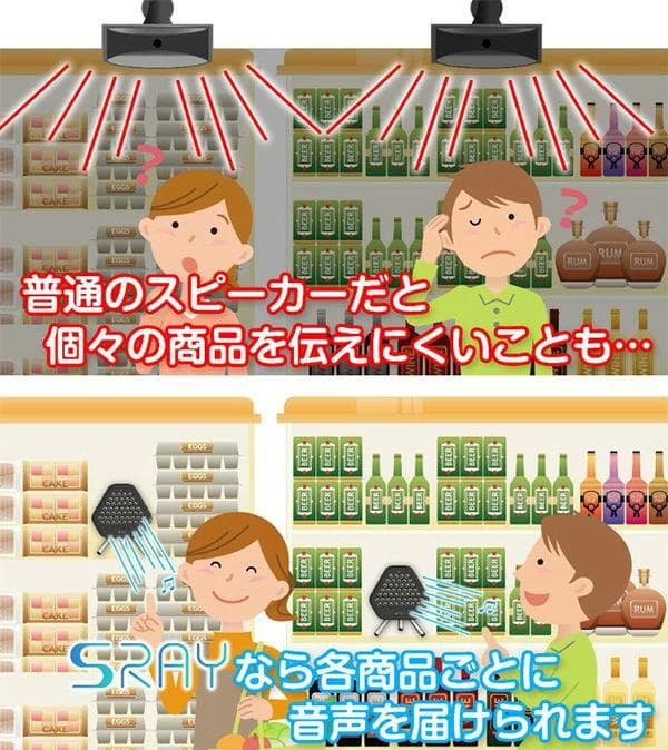 SRAY 指向性スピーカー CF-S100 エスレイ