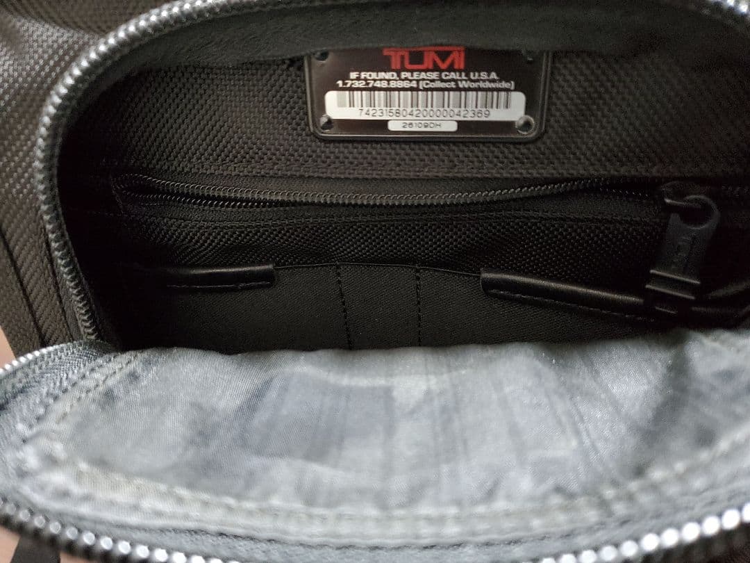 ​極美品 TUMI 26109DH ALPHA オーガナイザー・ブリーフ2way