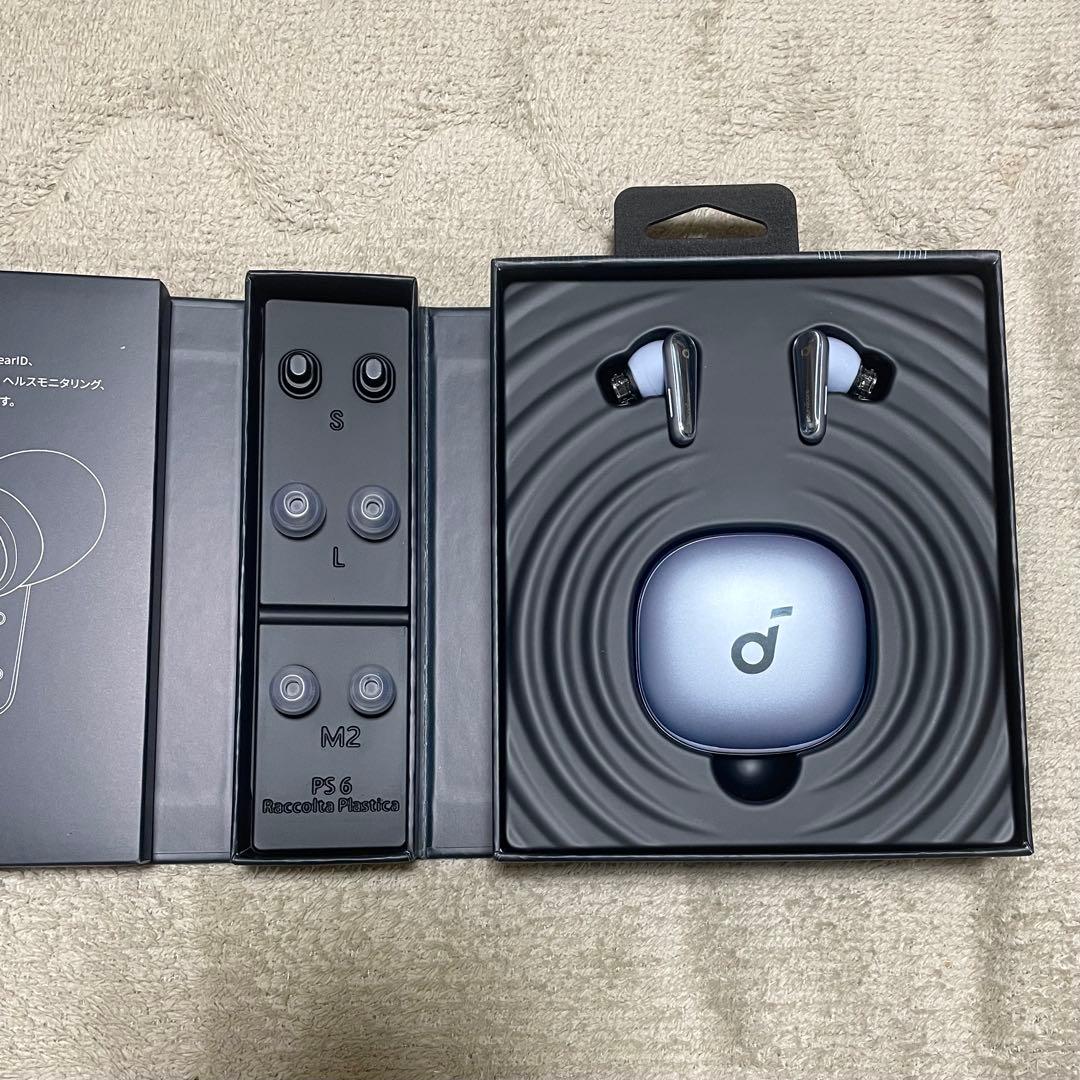 Anker soundcore Liverty4 イヤホン スカイブルー