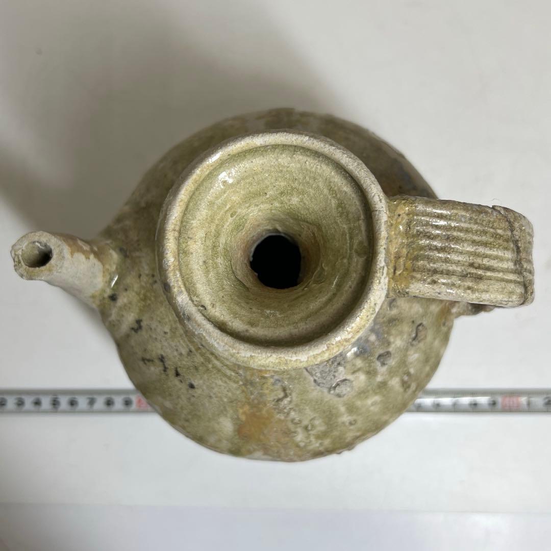 平安鎌倉時代 古瀬戸 水注 高さ21cm 東キ8-0212☆2F