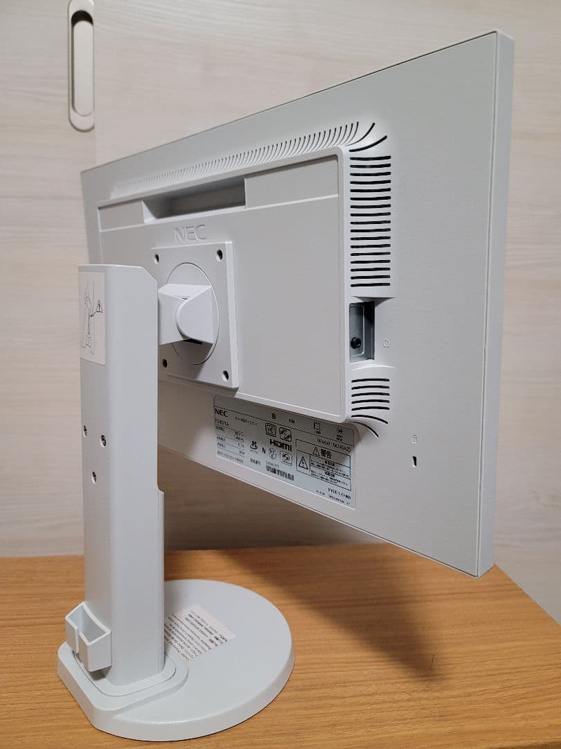 美品 NEC 23.8インチワイド LED IPS F24W1A 縦位置使用可