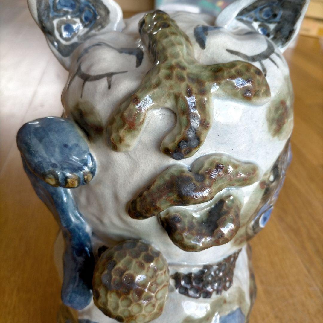 まねき猫 陶製 置物 一点物