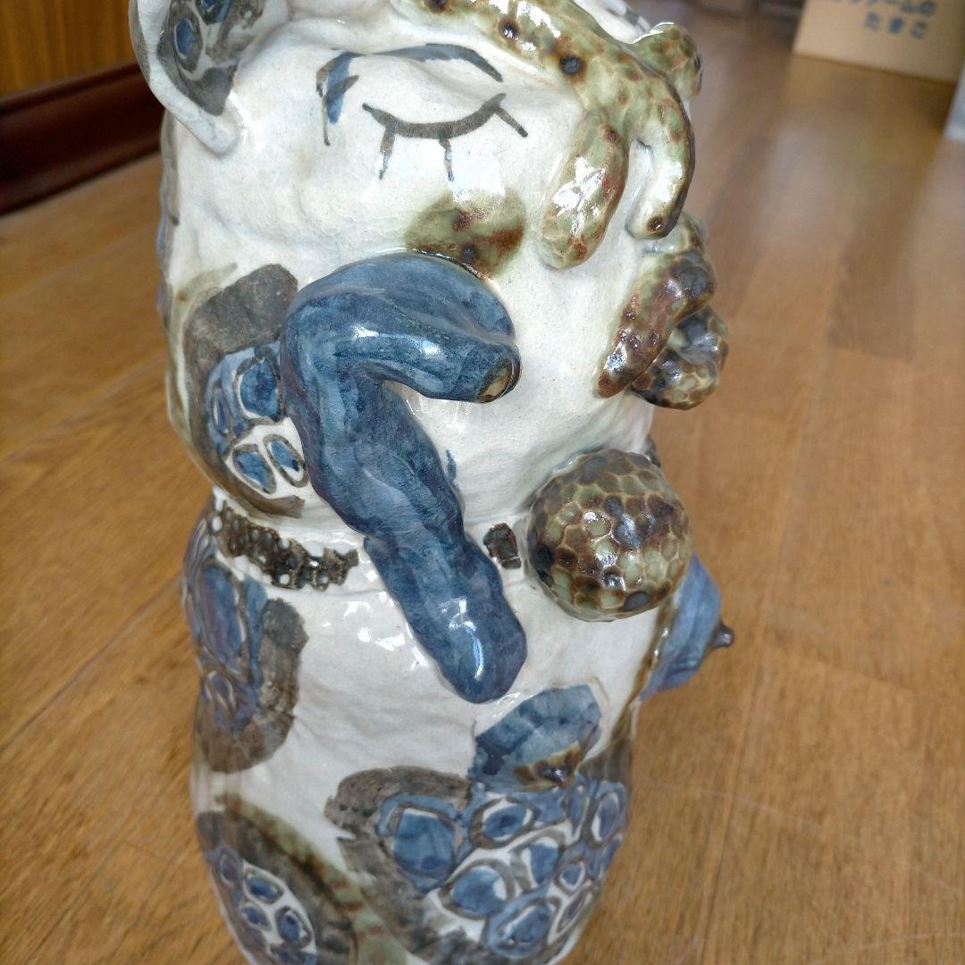 まねき猫 陶製 置物 一点物