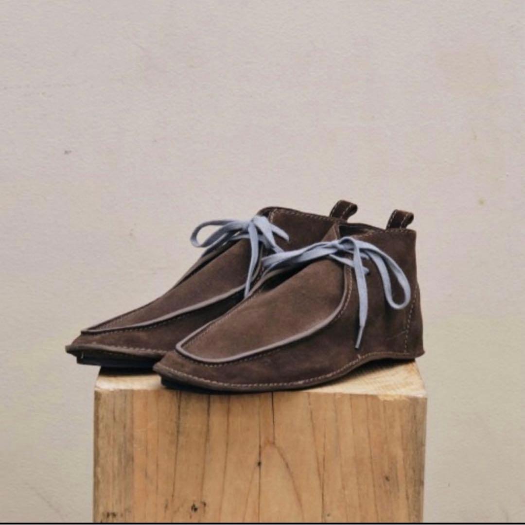 TODAYFUL Leather Moccasin Shoes チョコ　38