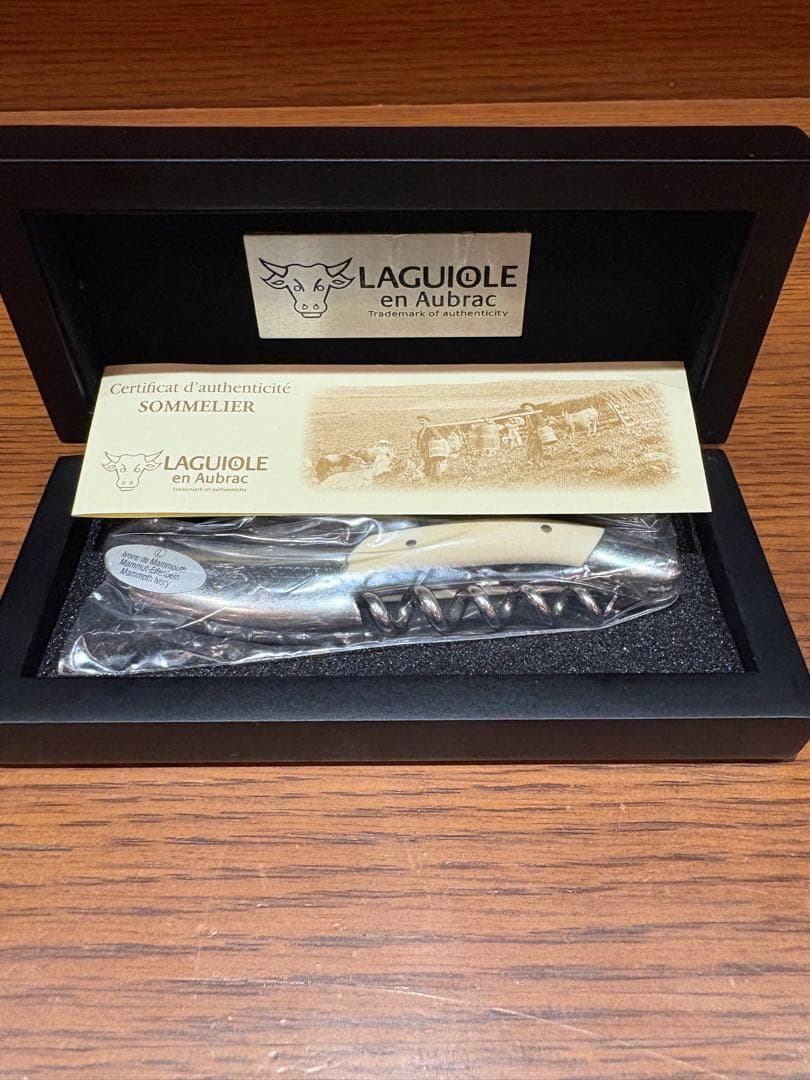 新品未使用！LAGUIOLE ラギオール アン オブラック マンモスアイボリー