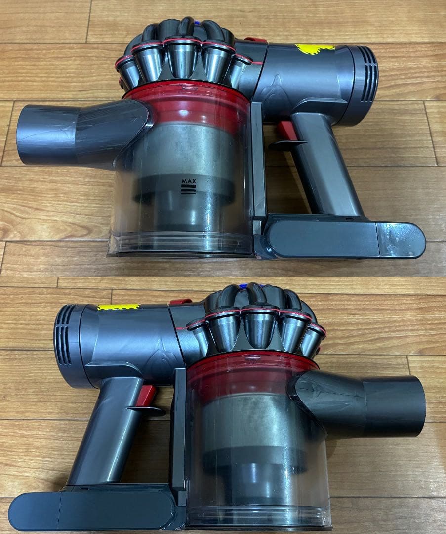【美品】ダイソン dyson V7 fluffy 大容量新品バッテリー35分