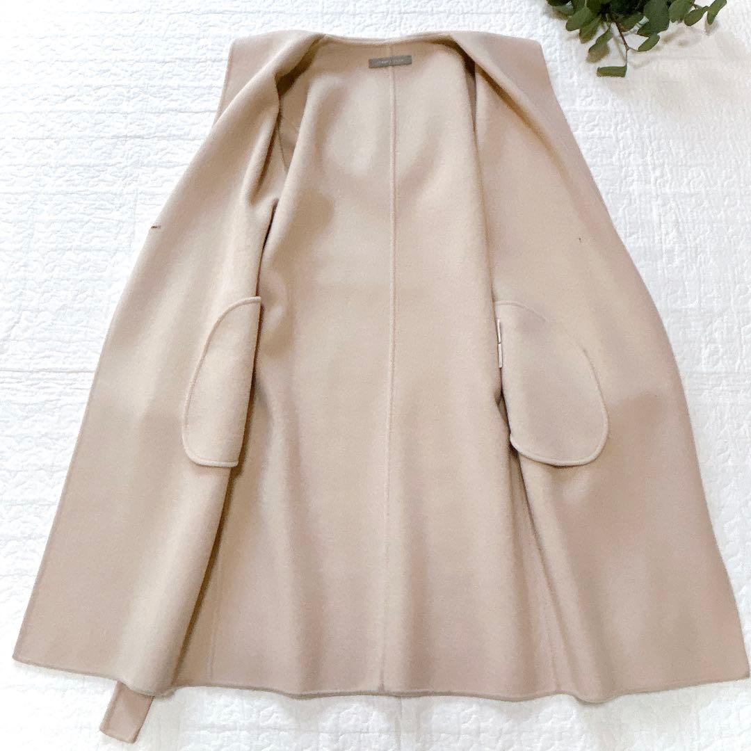 セオリー 8.7万 ORIANA リバー ダブルフェイスフードコート ベルト