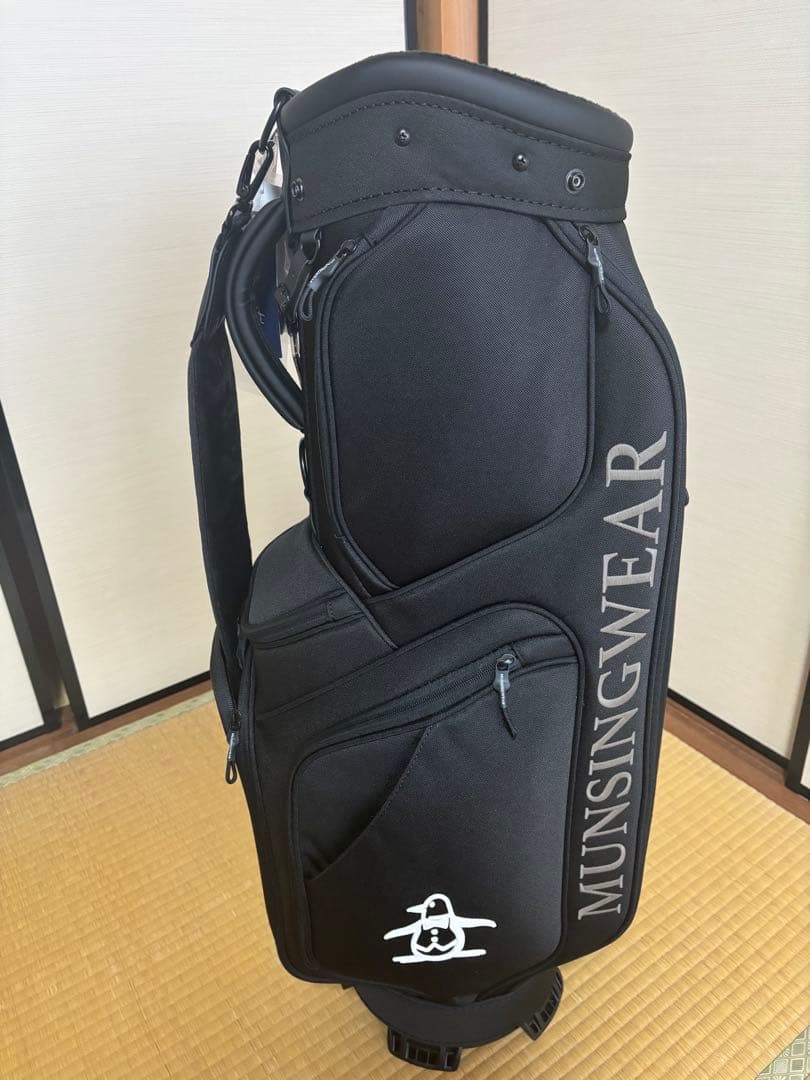 Munsingwear ブラック キャディバッグ