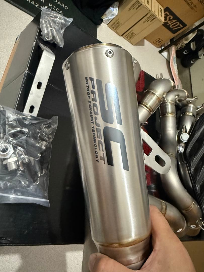 DUCATI panigale v4 フルエキマフラー　scproject