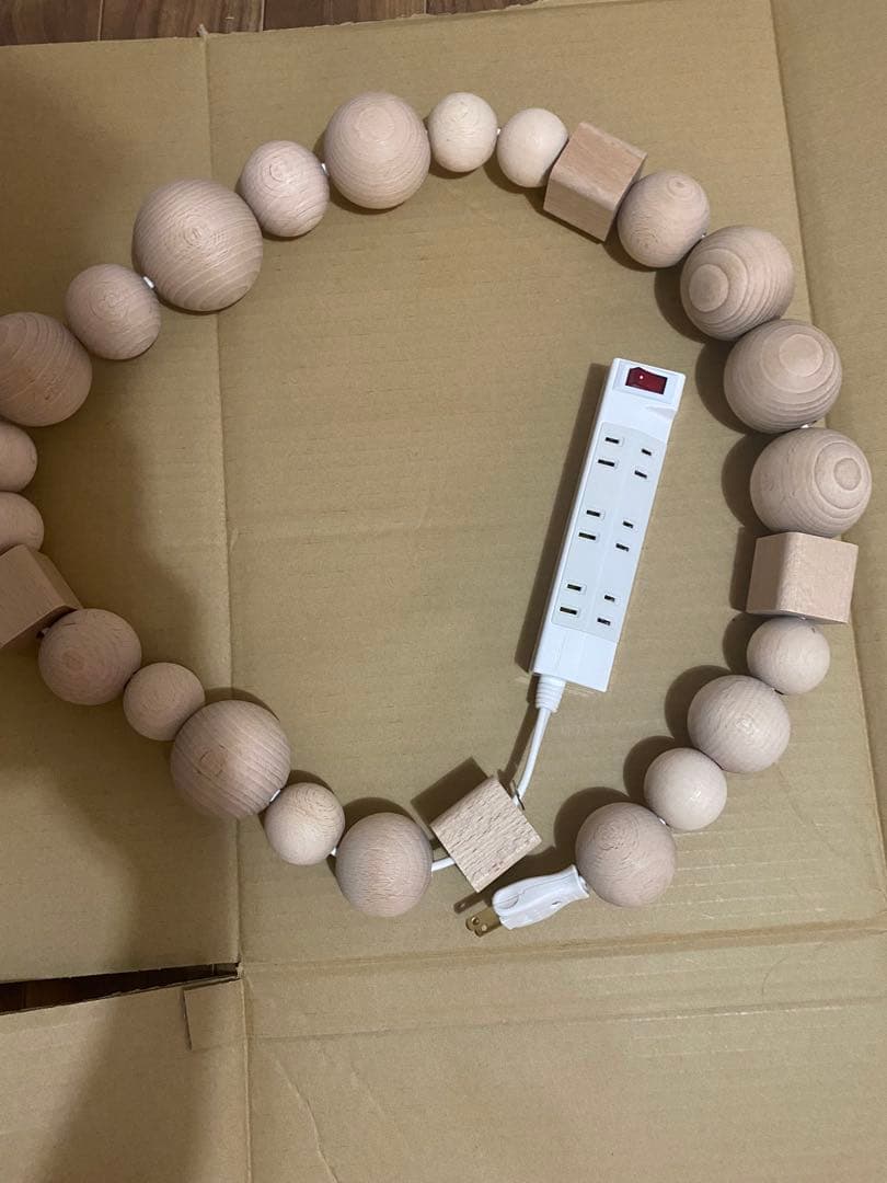 BLESS N°26 Cable jewelry Multiplug Wood