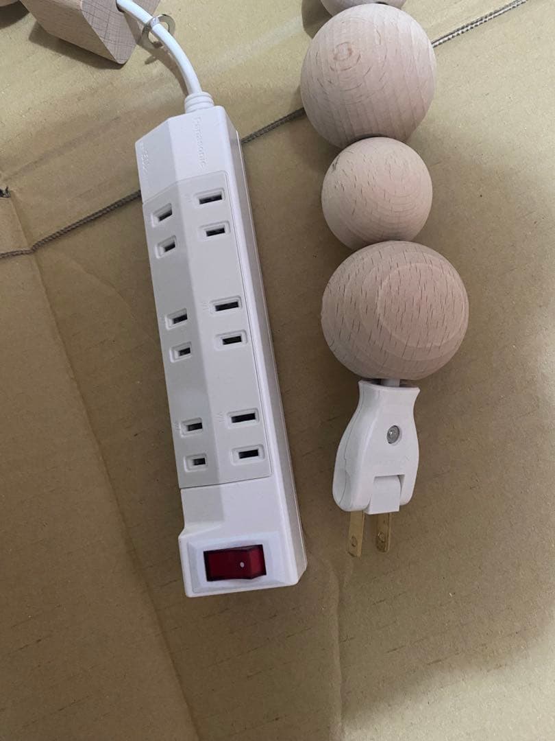 BLESS N°26 Cable jewelry Multiplug Wood