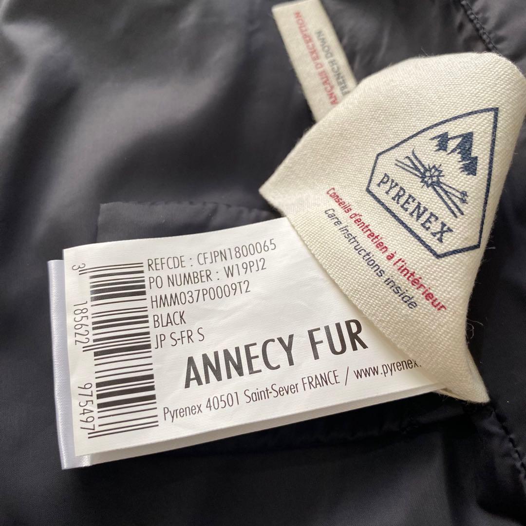 ピレネックス　ダウンコート　ブラック