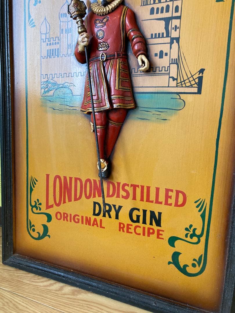 アンティーク 木製 看板 レトロ イギリス 額縁 フレーム 雑貨 バー ガレージ