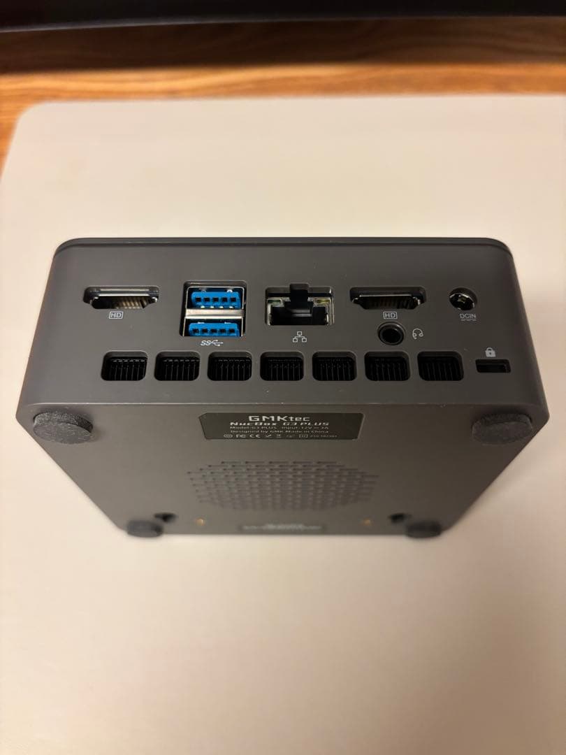 GMKtec G3 Plus（SSDフォーマット済）