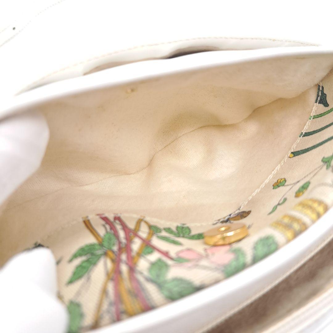 GUCCI グッチ フローラ ショルダーバッグ オールド ビンテージ キャンバス