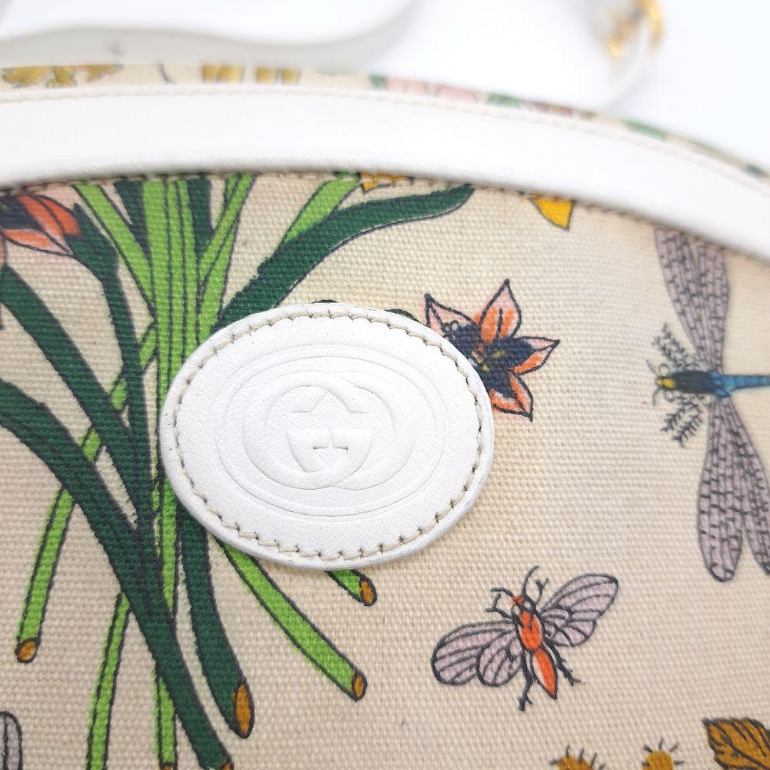 GUCCI グッチ フローラ ショルダーバッグ オールド ビンテージ キャンバス