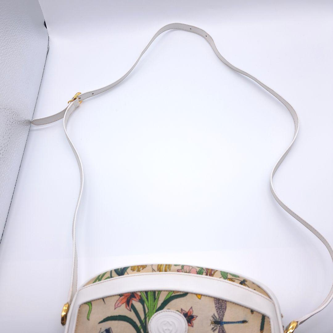 GUCCI グッチ フローラ ショルダーバッグ オールド ビンテージ キャンバス