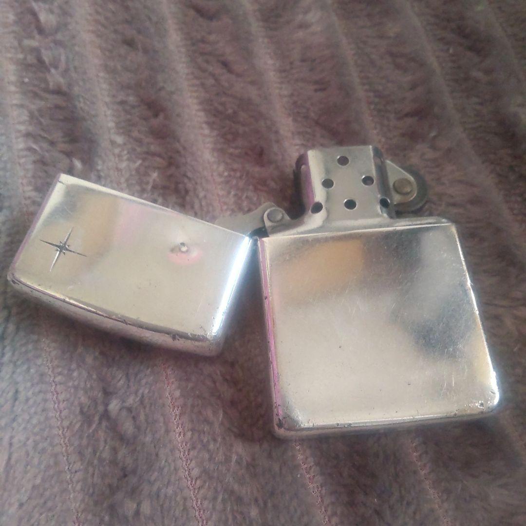 OLDスターリングシルバー ジッポ イン ダイヤ