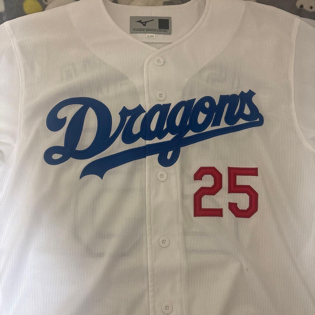 中日ドラゴンズ　石川昂弥選手　ホームレプリカユニフォーム　Lサイズ