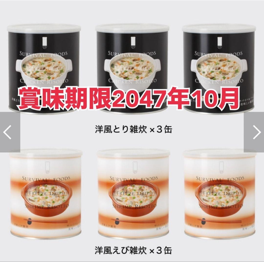 チ*ム様 サバイバルフーズ 洋風雑炊セット 6缶　小缶