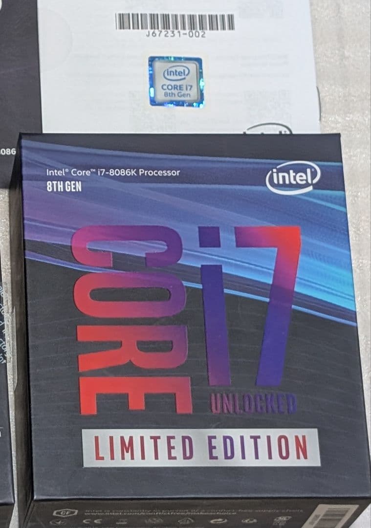 CPU Intel Core i7-8086K