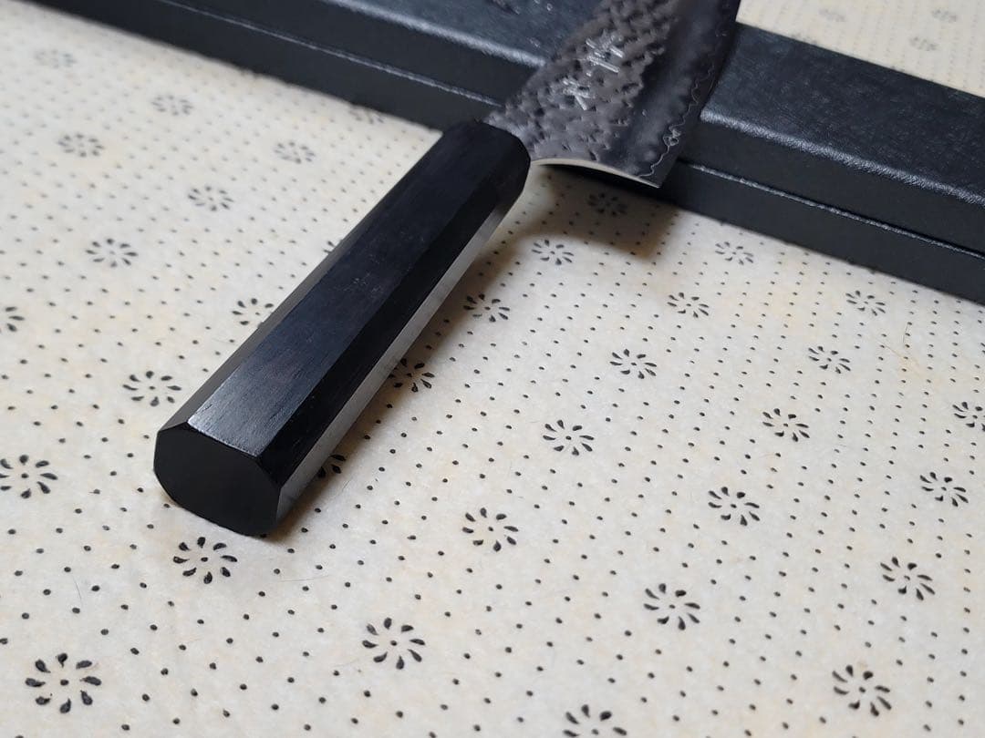 優黒崎　文化　sg2 文化170mm 黒檀柄