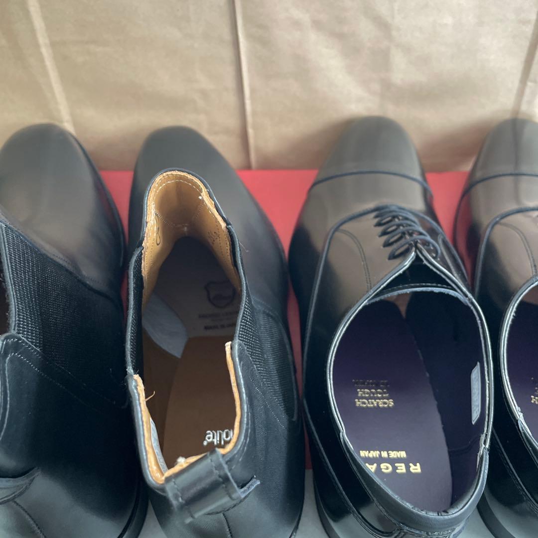 リーガル　19CL 31TR ブラック　25.5CM 2足セット