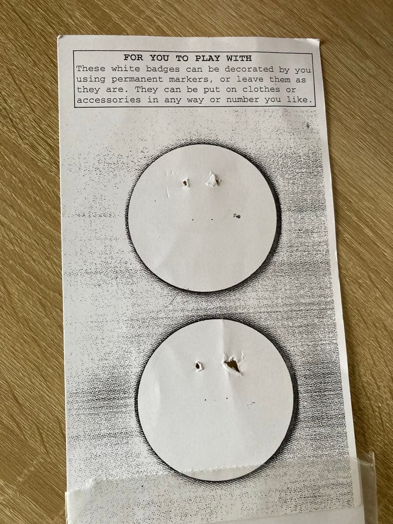 Martin Margiela マルタン マルジェラ 缶バッジ ブローチ