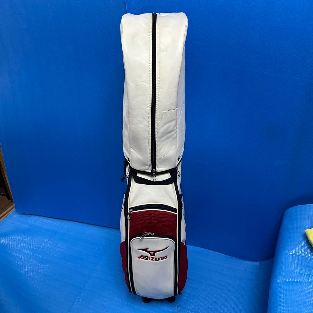 Mizuno キャディバッグ ホワイト/レッド