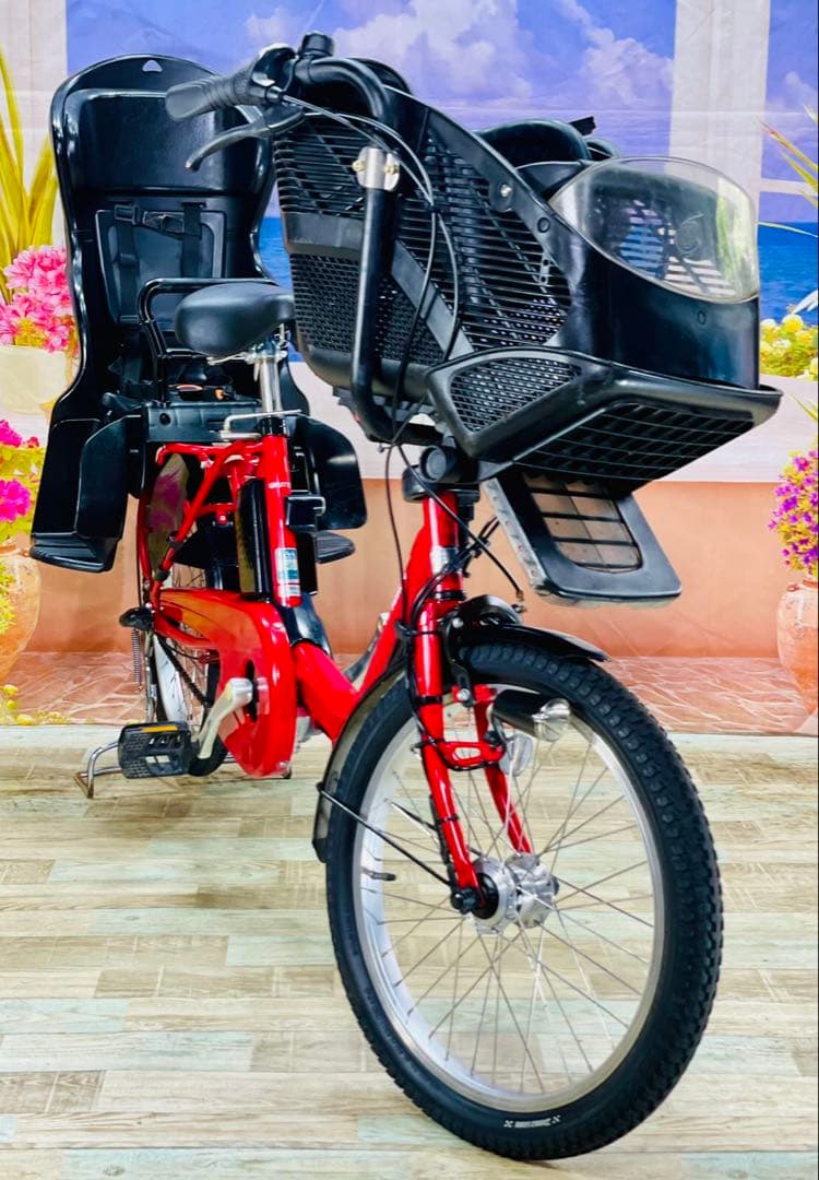 人気モデル！ギュット⭐️12AHパナソニック子供乗せ電動アシスト自転車Y2229