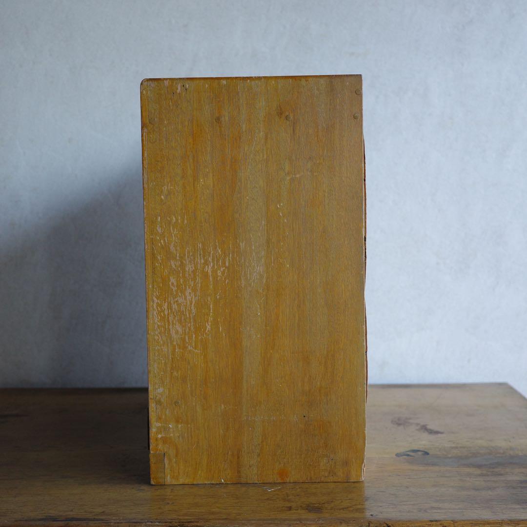 古家具　古いレトロなカルテ棚　レターラック