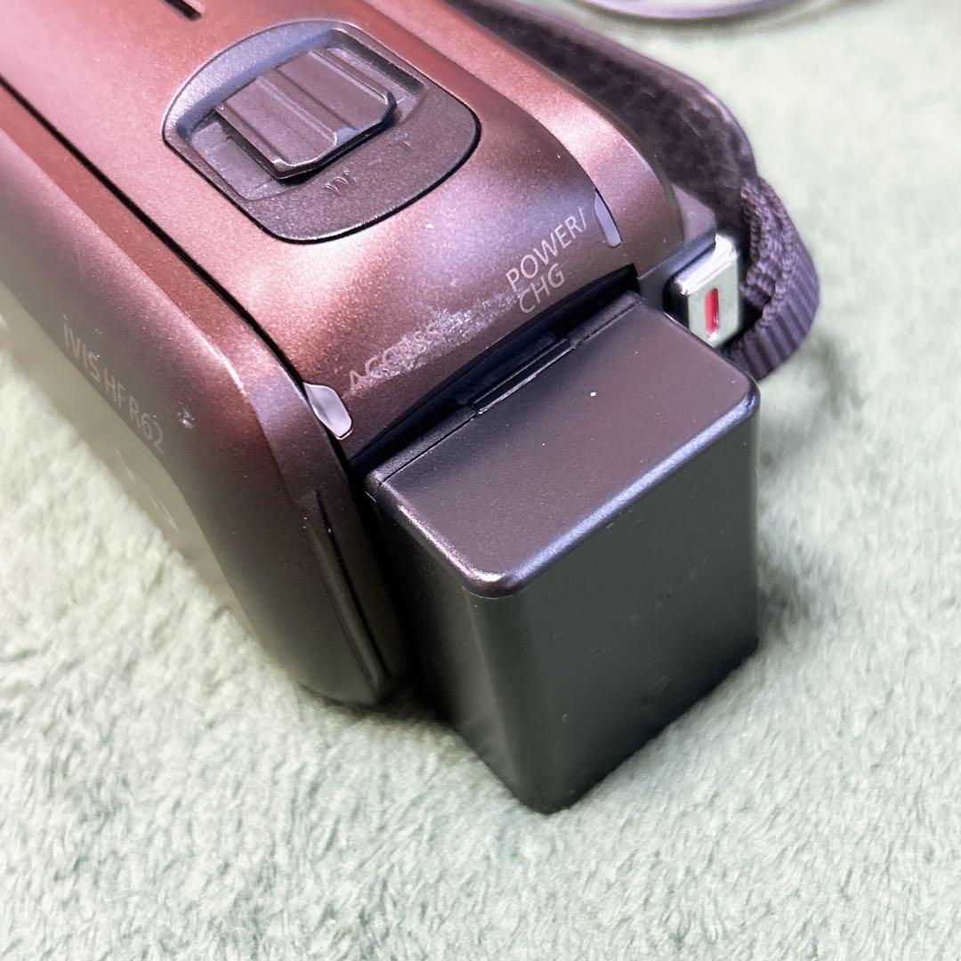 Canon HDビデオカメラ iVIS HF R62 ブラウン