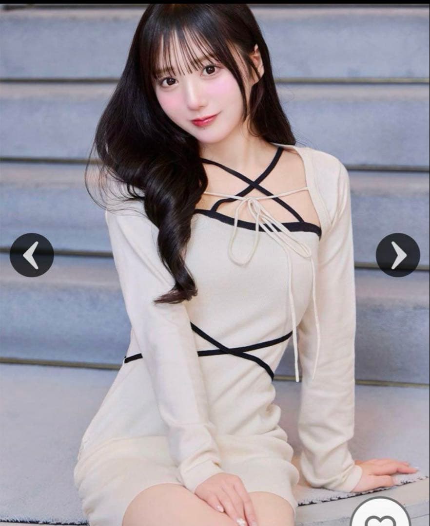 ミシェルマカロン michellMacaron クロスニットワンピースセット