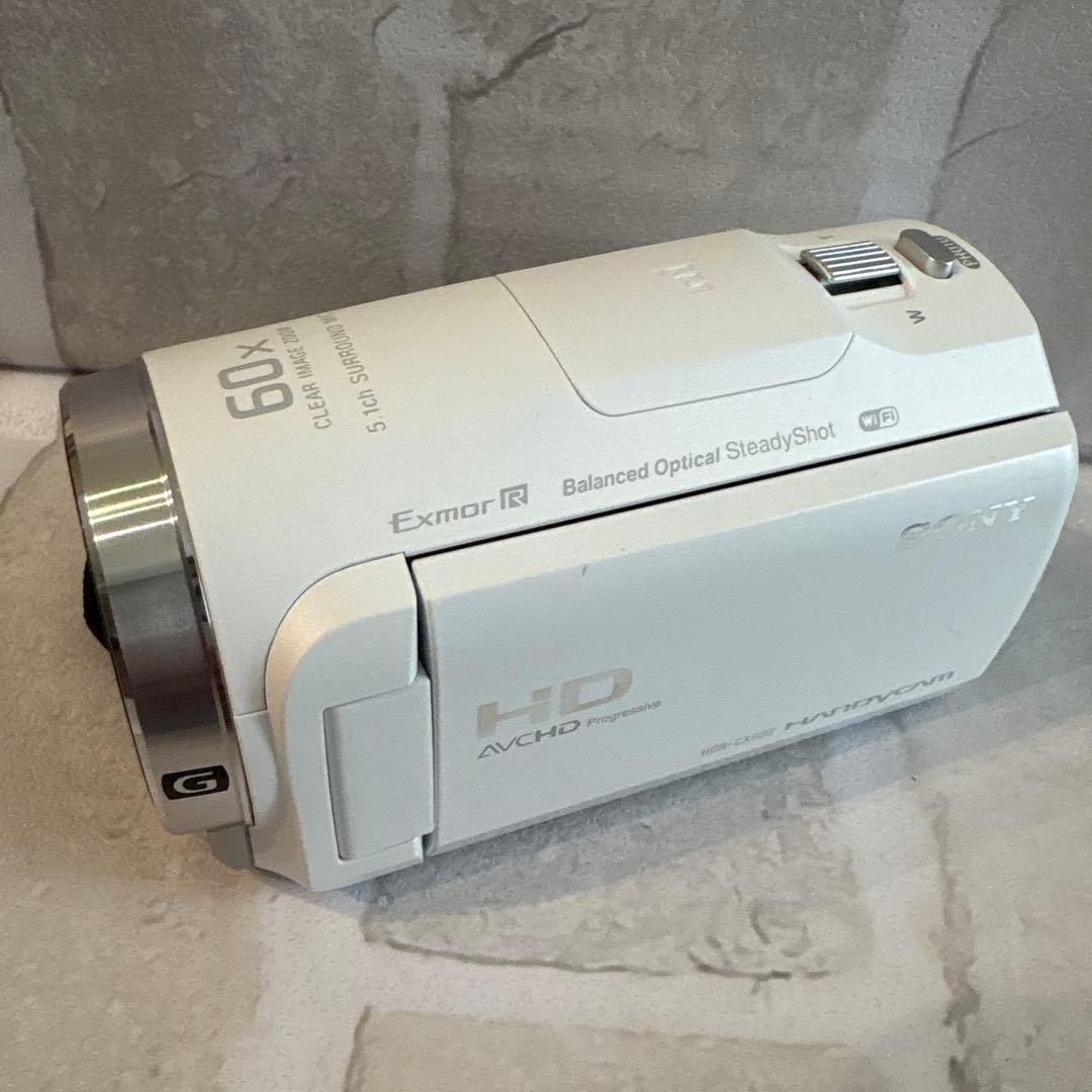 SONY HDR-CX680 ホワイト　訳アリ美品